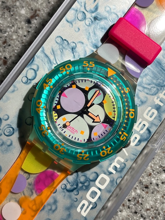 Swatch Plastic - Scuba Libre ASUUS100 SUUS100 La Nave Va Strap