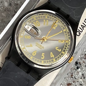 Vintage Swatch NEW Watch never worn 1993 Sixty Three Lui 34mm face all original in box with battery never worn great swatch watch