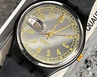 Vintage Swatch NEW Watch never worn 1993 Sixty Three Lui 34mm face all original in box with battery never worn great swatch watch