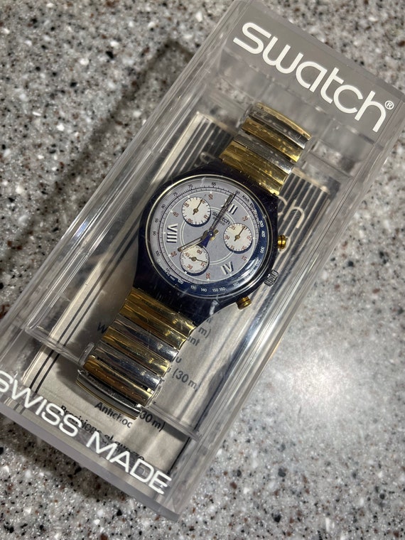 Vintage Swatch Watch called Alabama SCN105 37mm C… - image 5