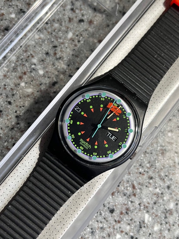 Wristwatch Swatch Watch Vintage Batticuore GB724 … - image 8