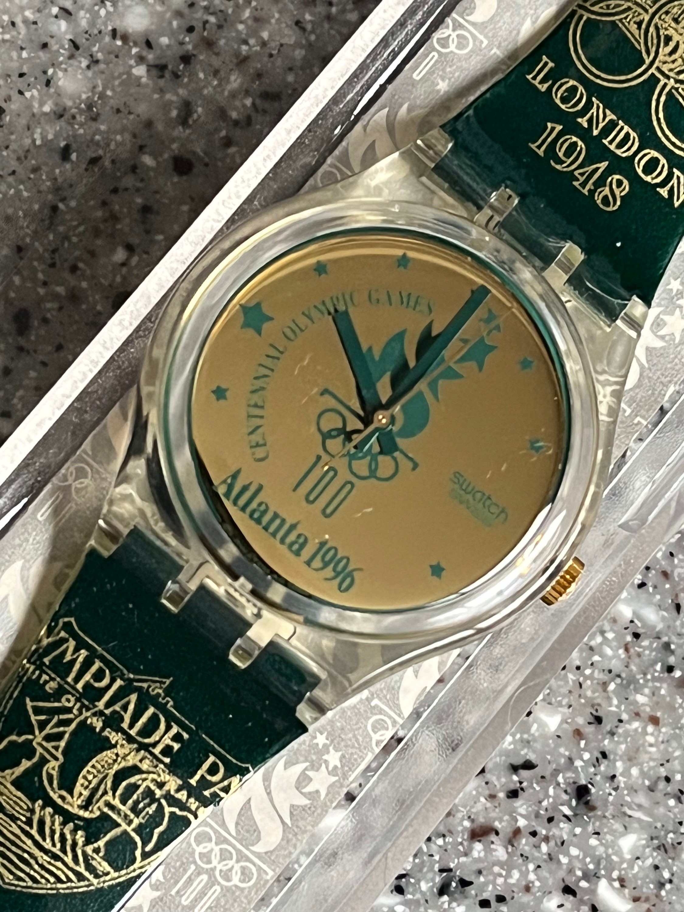 当店の記念日 Olympics 1996 Vintage Watch Swatch NEW Watch Never Atlanta その他