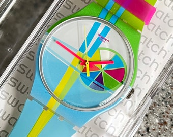 Rare Amsterdam swatch watch. New in box, all original paperwork included! Ty Amsterdam Swatch! : r/swatch main image 2
