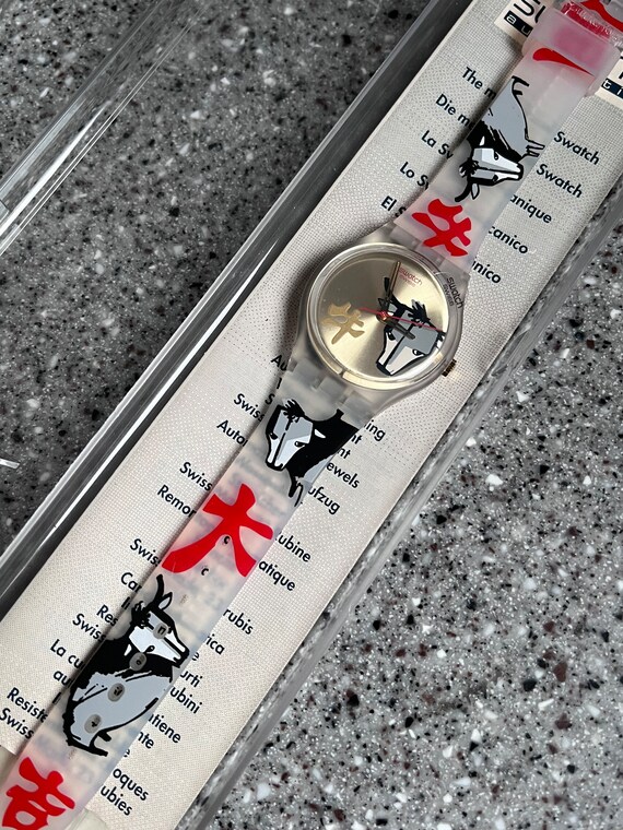 Swatch Watch fun Chinese New Year Design Bull on … - image 9