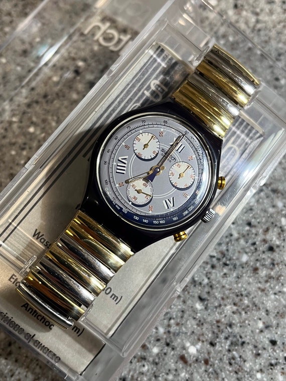 Vintage Swatch Watch called Alabama SCN105 37mm C… - image 4