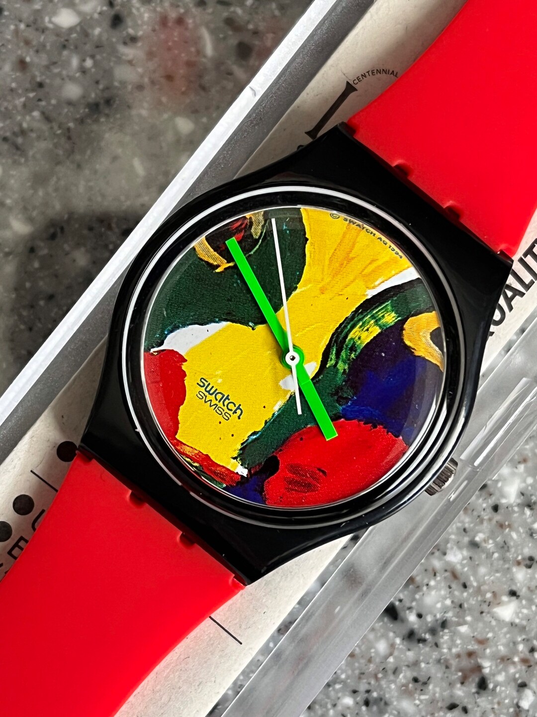 限定1000swatch スウォッチ腕時計1993Xmasスペシャルロアソレイユヴィンテージ