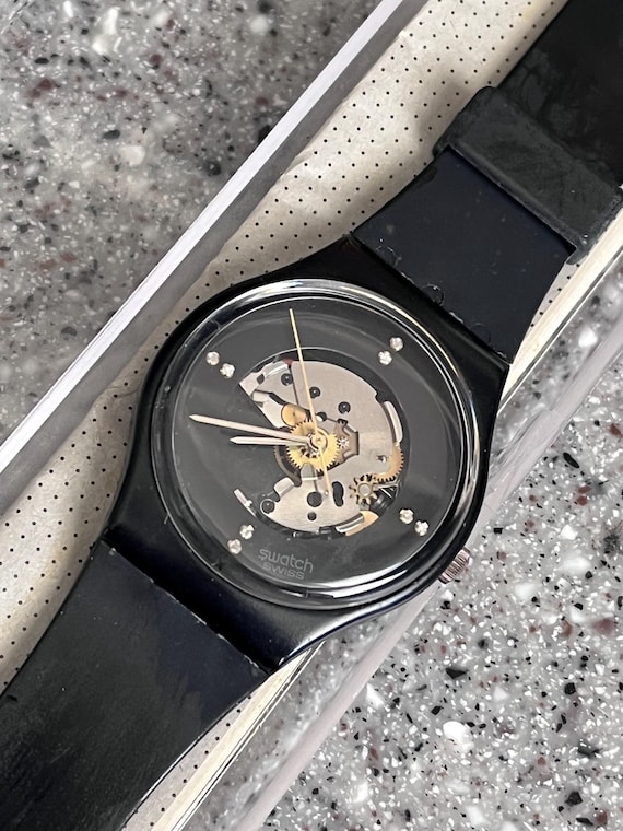 Vintage Swatch Watch 1986 Limelight 1 GB112 Special GENTS