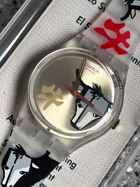 Swatch Watch fun Chinese New Year Design Bull on … - image 8