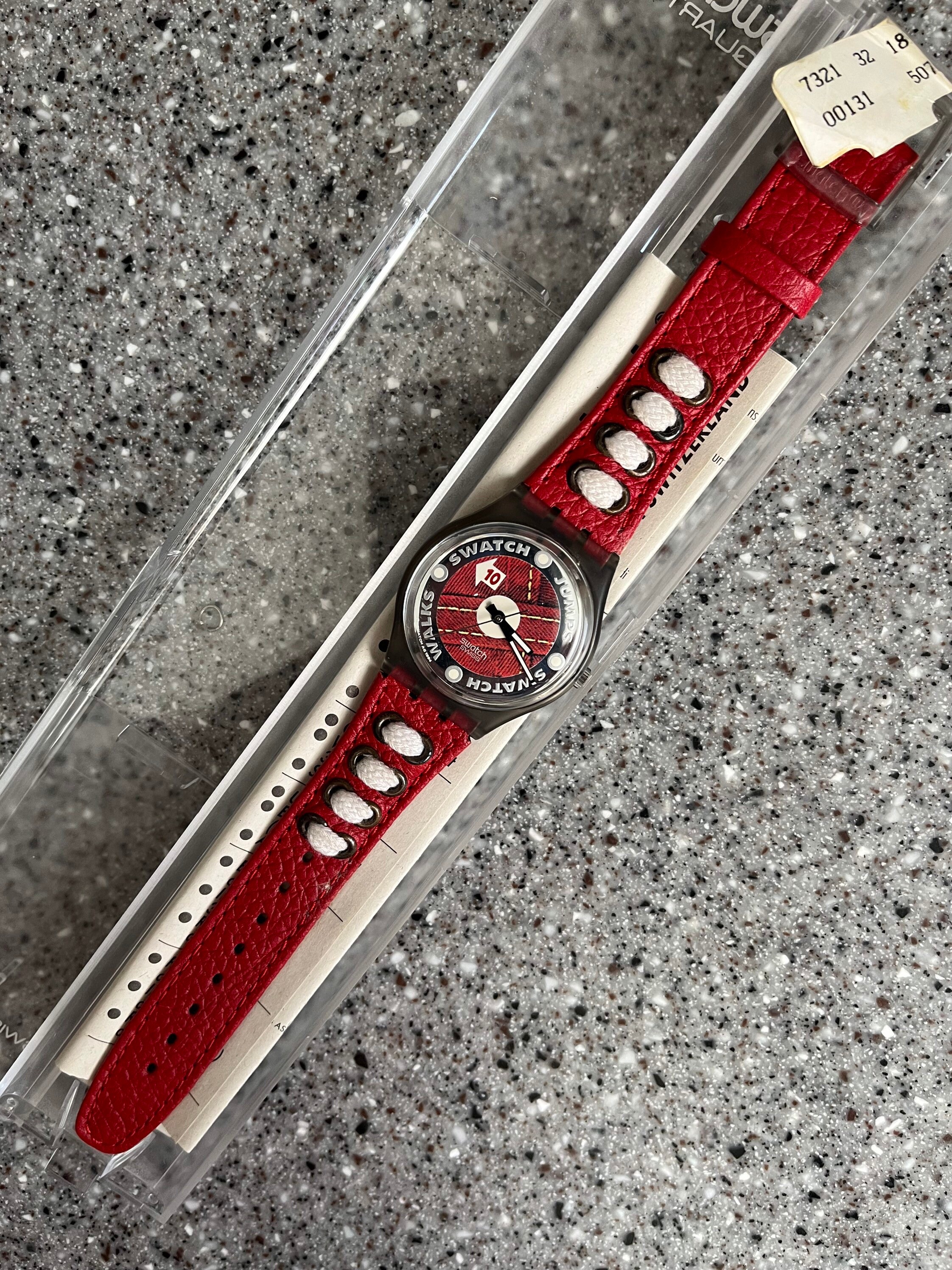 Vintage Swatch 1994 GM131 Athletics Never Worn in Box With