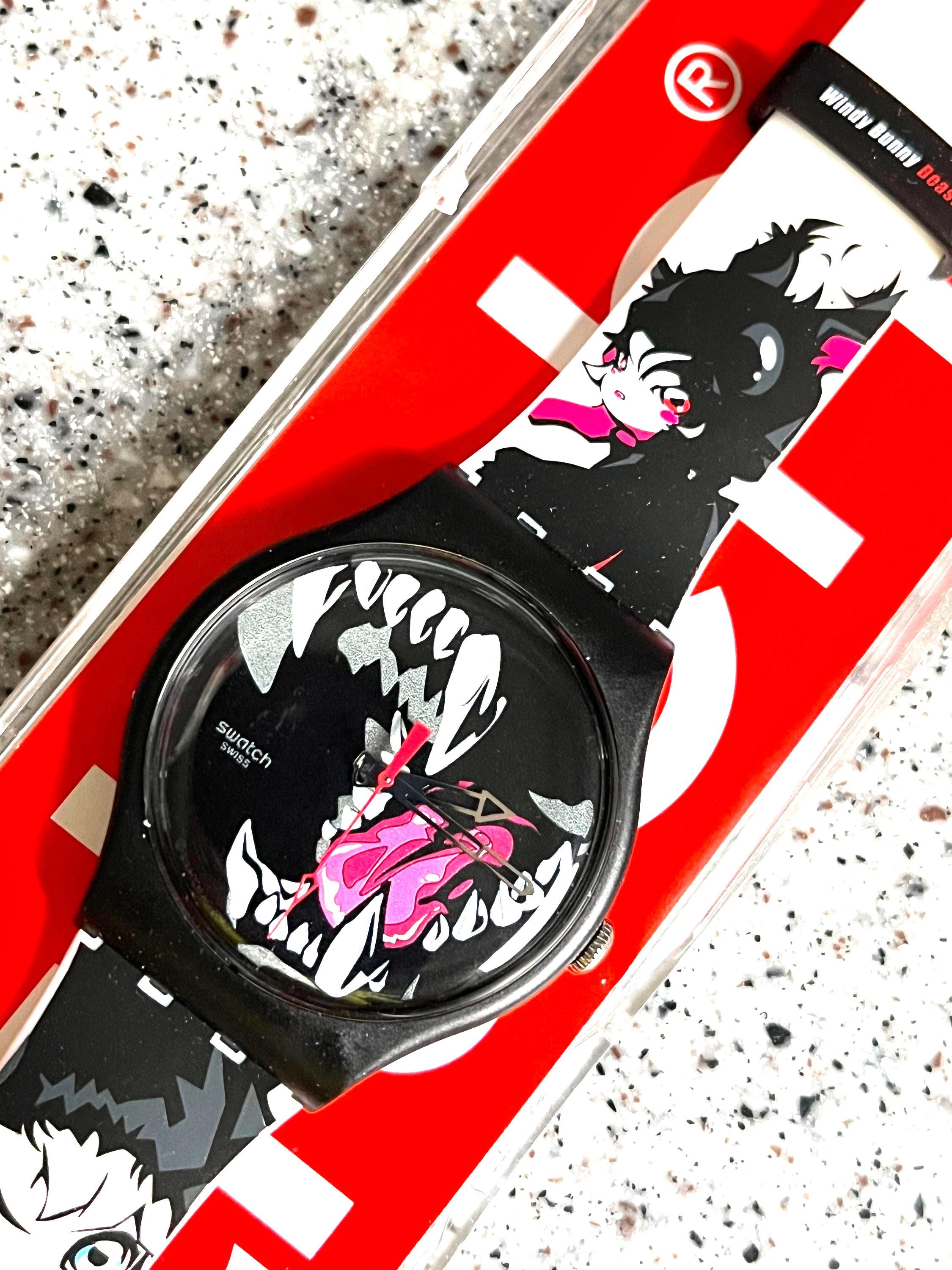 Windy Bunny NEW Never Worn Swatch Watch in Box With Battery 41mm