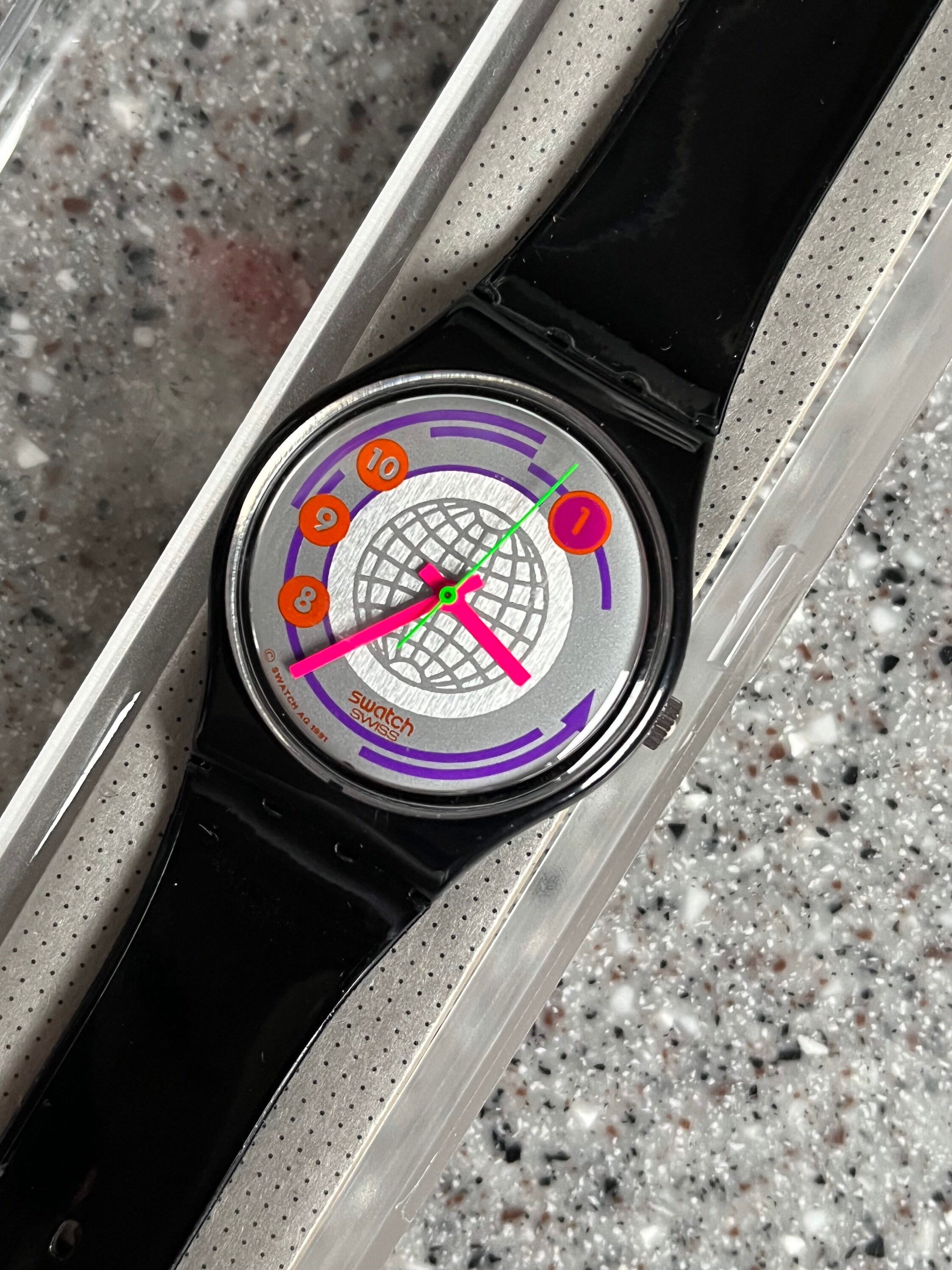 Swatch Watch - GB146 - GLOBAL RELIEF SFB146 - PALEO - Swatch® Official Store main image 3