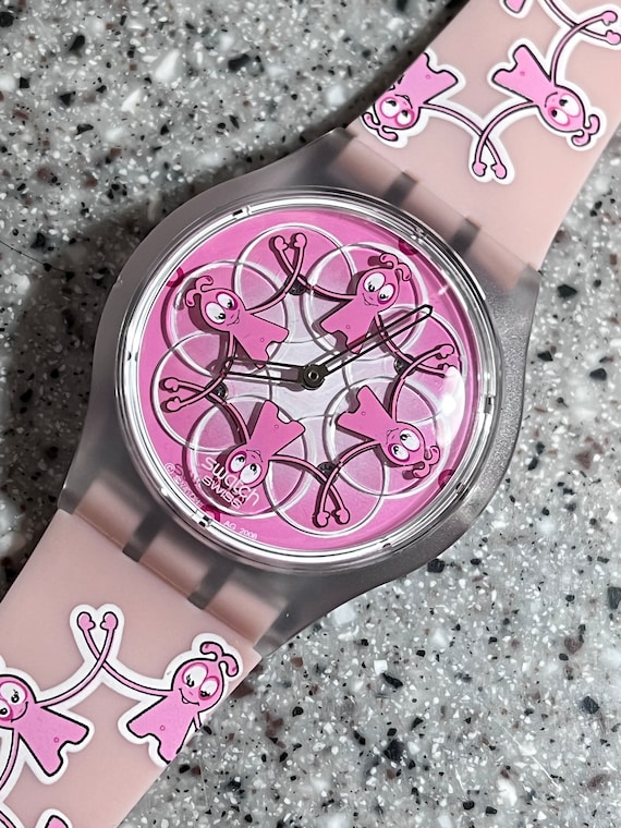 Swatch Watch Jelly Motion LOVE HANDS Watch Rare New Never Worn