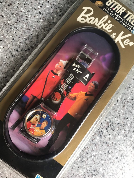 Star Trek Barbie and Ken 30th Anniversary 1996 Novelty Watch
