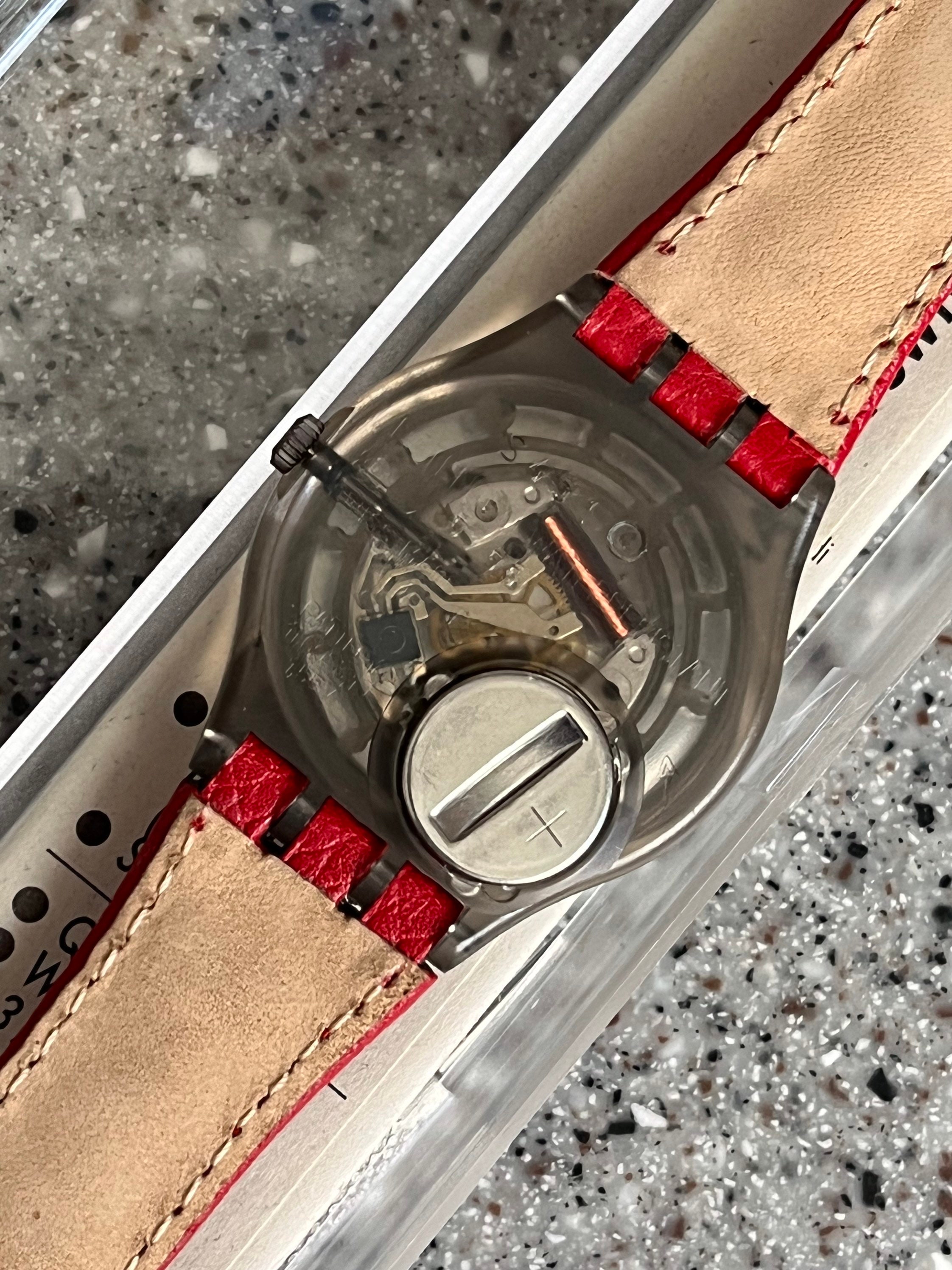 ビンテージSWATCH/1999オリジナル美品・稼働 Vintage Collectible Ultra Slim Swatch Watch AG 1999,Runs.New