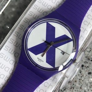 Montre Swatch Big Bold - Diversipink SB03M105 Bleu nuit | Montres and Co