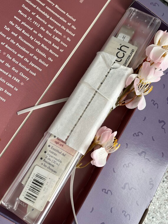 Vintage Swatch in Bloom Special Packaging Never W… - image 9