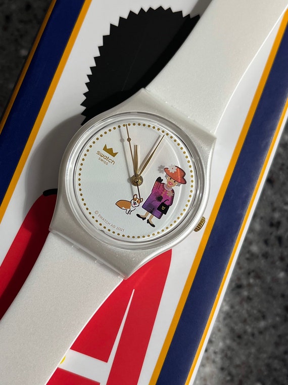 Swatch Watch How Majestic Queen Elizabeths 70 Year Jubilee Swatch Watch How Majestic Queen Elizabeths 70 Year Jubilee
