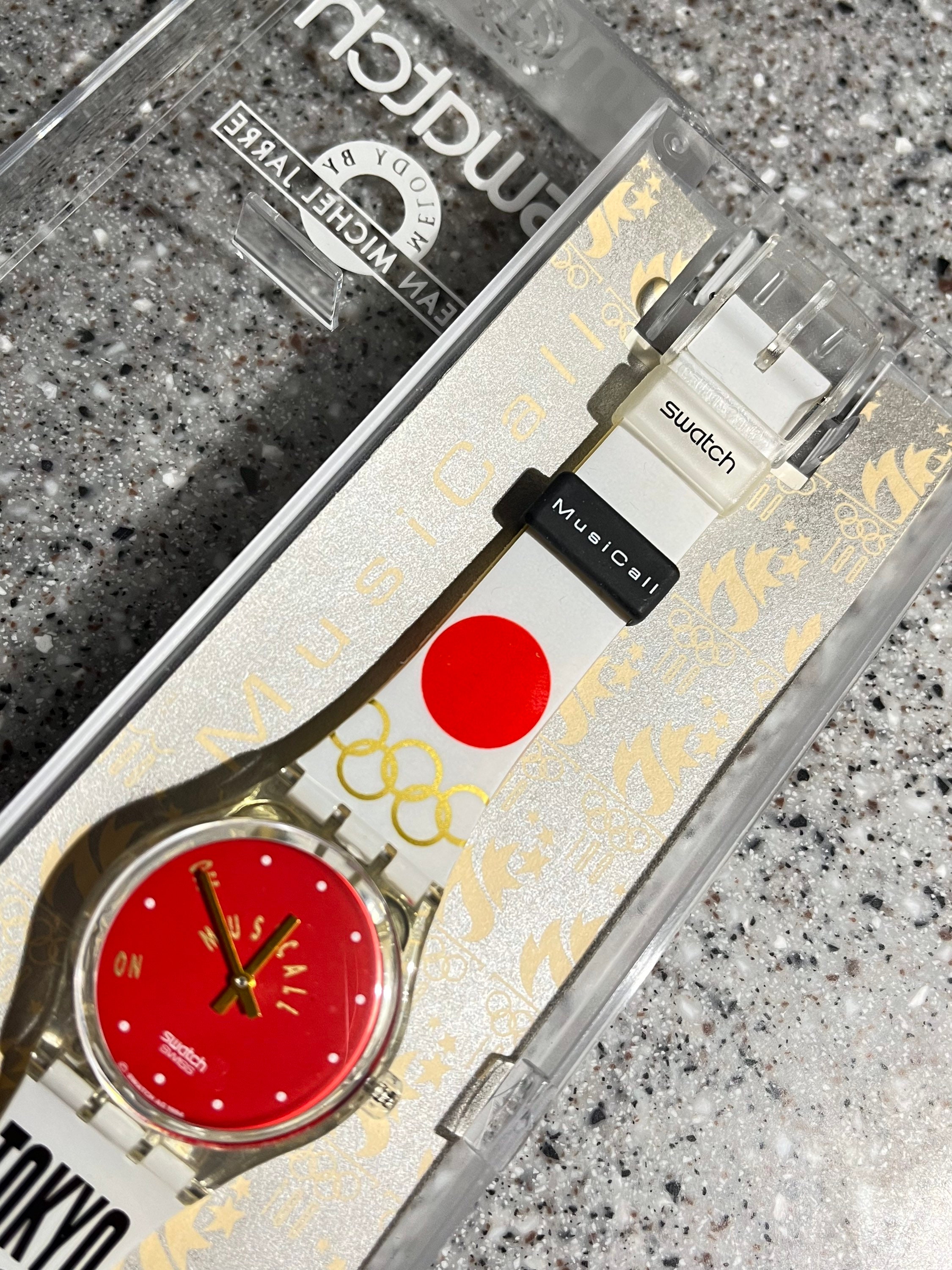 Swatch Watch SLZ100 Tokyo 1964 Musicall Olympic Swatch Watch 34mm Melody by Jean Michel Jarre Working in Original Box Unworn No Box - Etsy Swatch Watch SLZ100 Tokyo 1964 Musicall Olympic Swatch Watch 34mm Melody by Jean Michel Jarre Working in Original Box Unworn No Box - Etsy