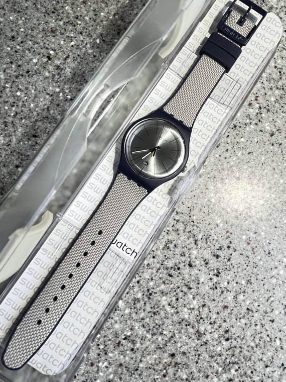 Swatch Watch 41mm face New Never Worn mirrored fa… - image 10