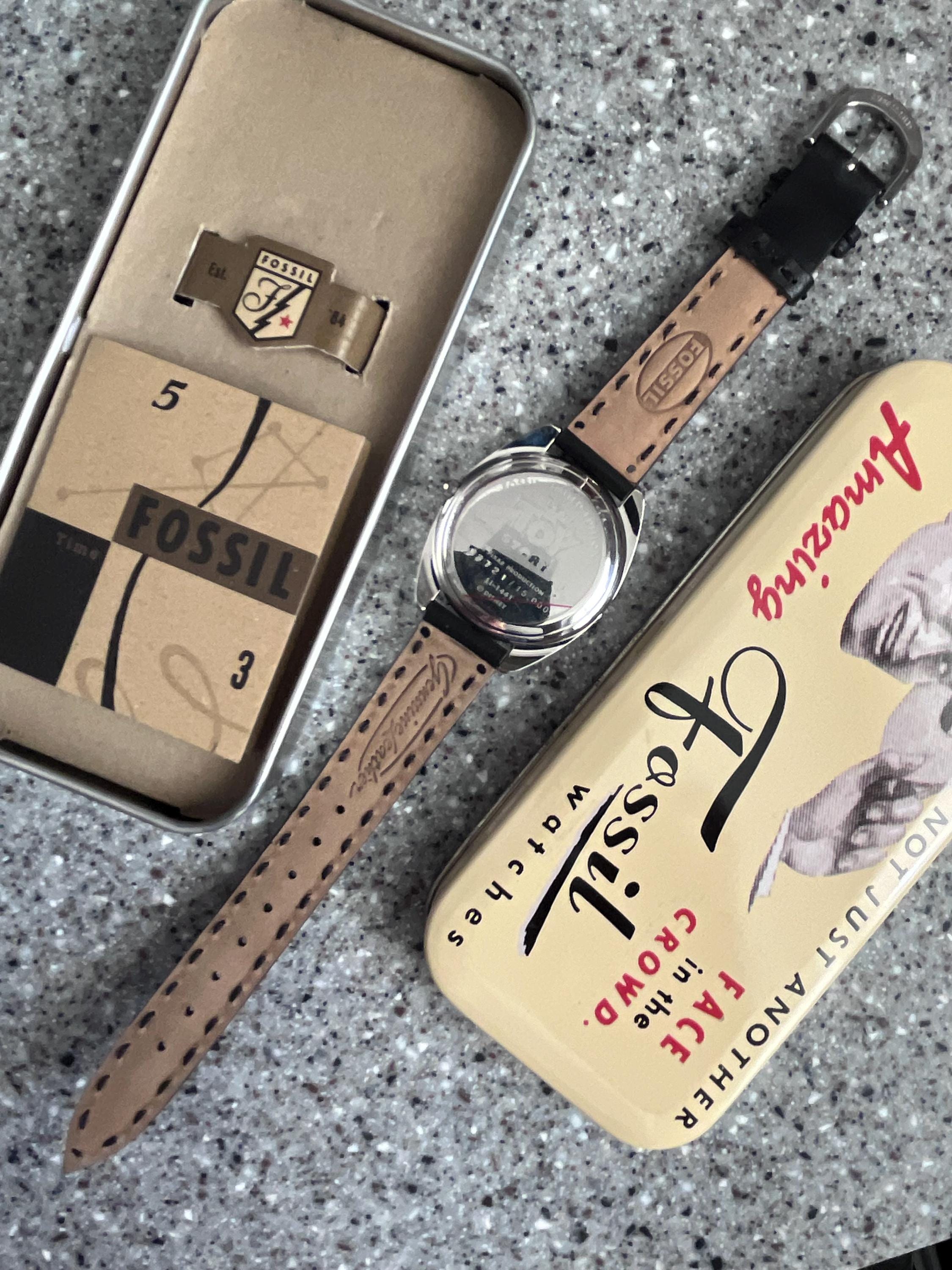 Vintage Disney Toy Story Fossil Numbered Watch Unworn in Box With