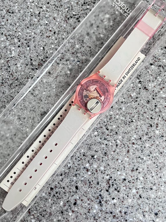Swatch Watch  GR130  PINK Swatch Original Pink GR130 1996 Standard Gents 34mm  main image 4