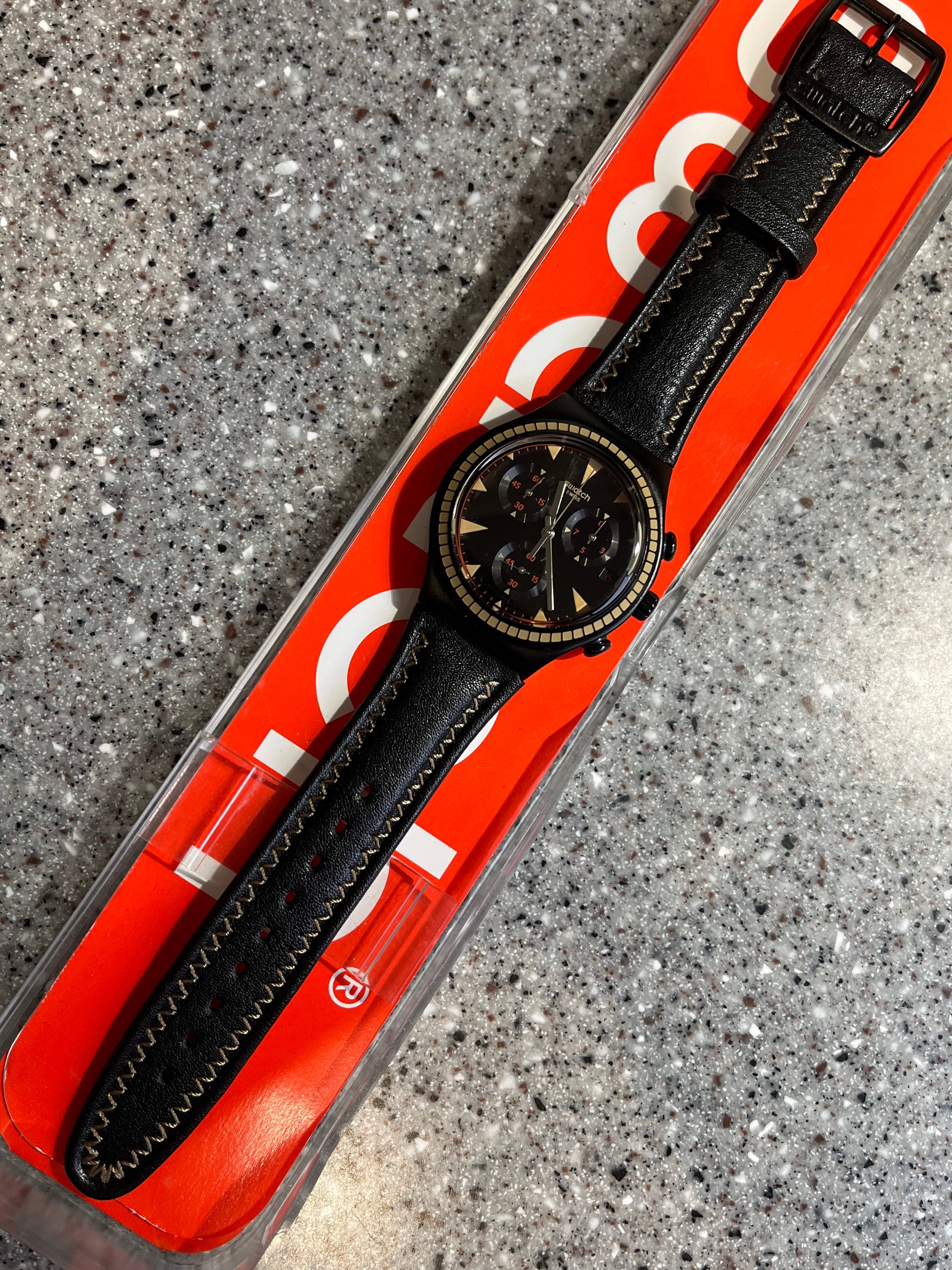 Swatch Watch CHRONOGRAPH Chrono Black Species YCB4024 New
