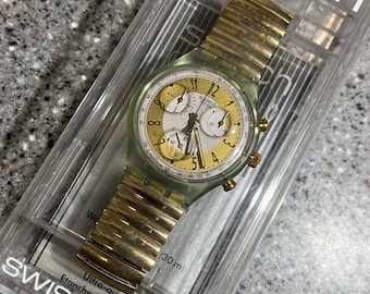 Vintage Swatch Watch 1993 Swatch Watch Chrono - Chronograph