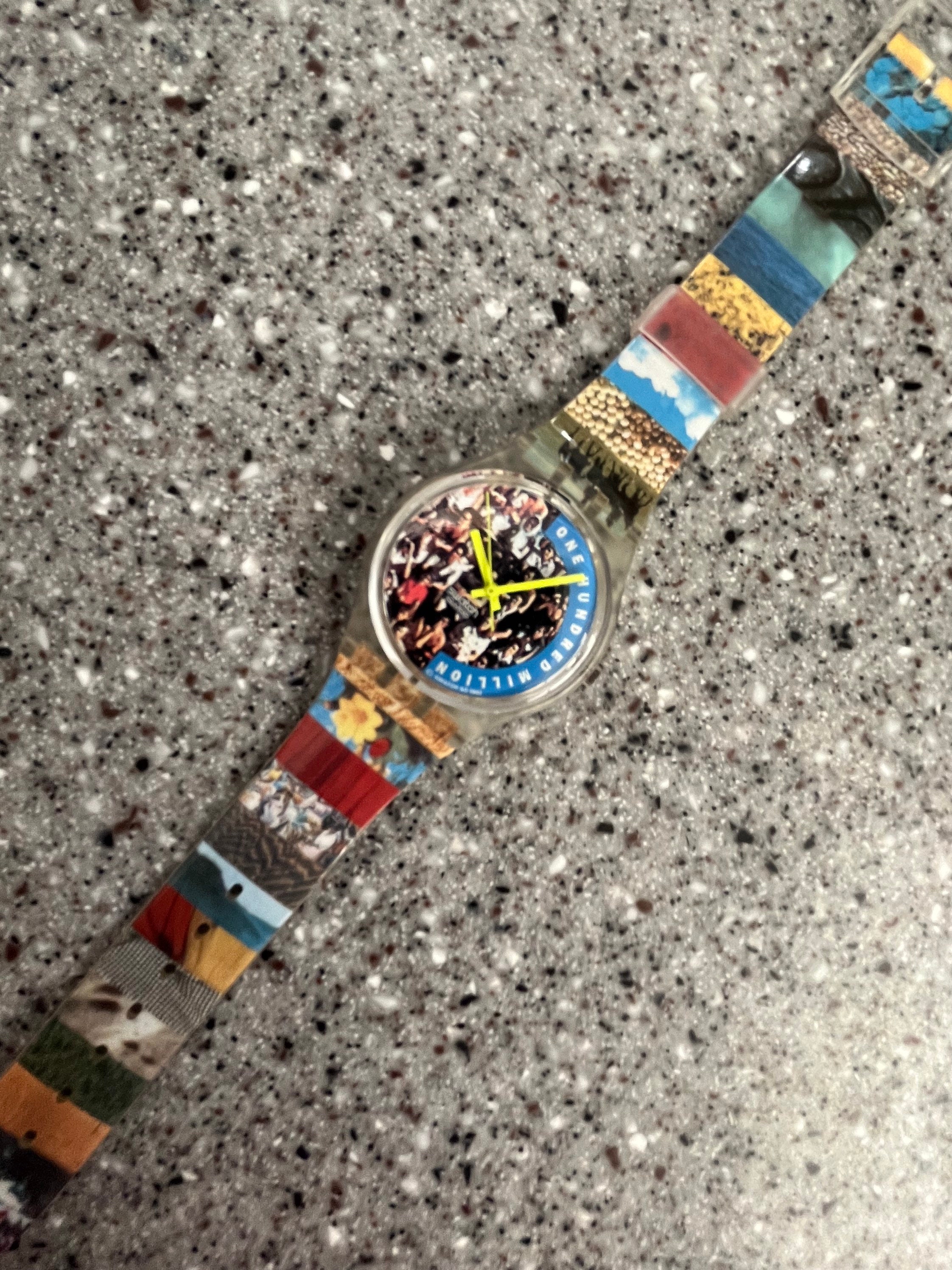 Swatch Watch Vintage 1991 GZ126 the People One Hundred