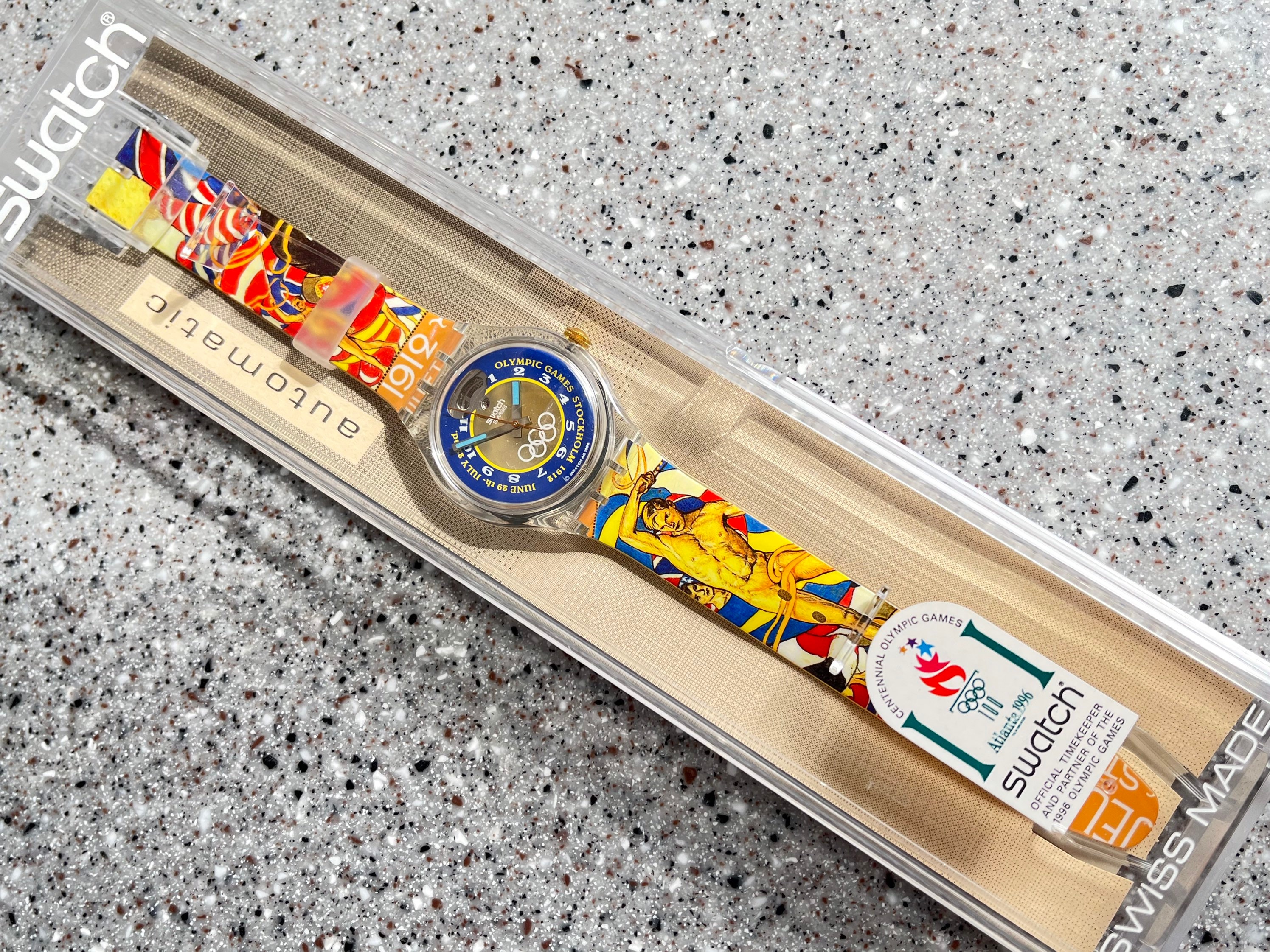 Swatch Watch Automatic 1994 Swatch SAZ103 Special Stockholm Swatch Watch Automatic 1994 Swatch SAZ103 Special Stockholm