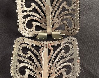 5 Vintage Rhinestone Shoe Clips | eBay