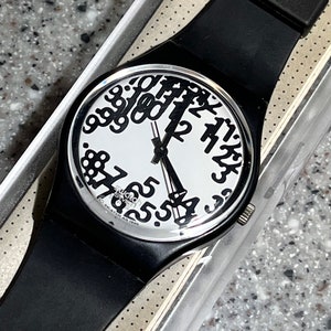 1996 Vintage Swatch watch GB170 Swatch Reposition RARE New Old Stock NIB never worn with battery and running