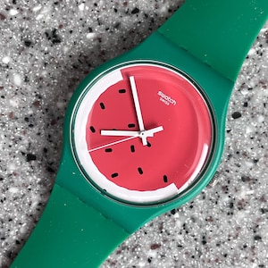 スウォッチ ウォッチ ウォーターメロン フルーツ 大きめ 41 mm 新品 