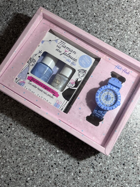 European Swatch Flik Flak watch called Pretty Lav… - image 6
