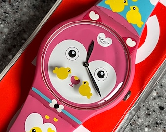 アナログ腕時計 SWATCH I LOVE YOUR FOLK PURPLE POODLE Urethane Watch GV133 il_300x300.3226323689_rv8h.jpg
