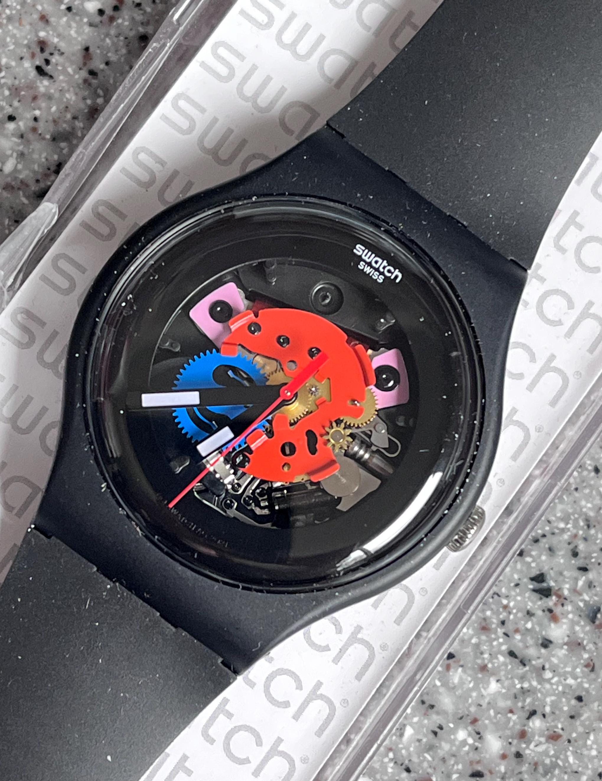 Swatch Swiss Pulsera Reloj Swatch Reloj Swatch Relojes Skeleton