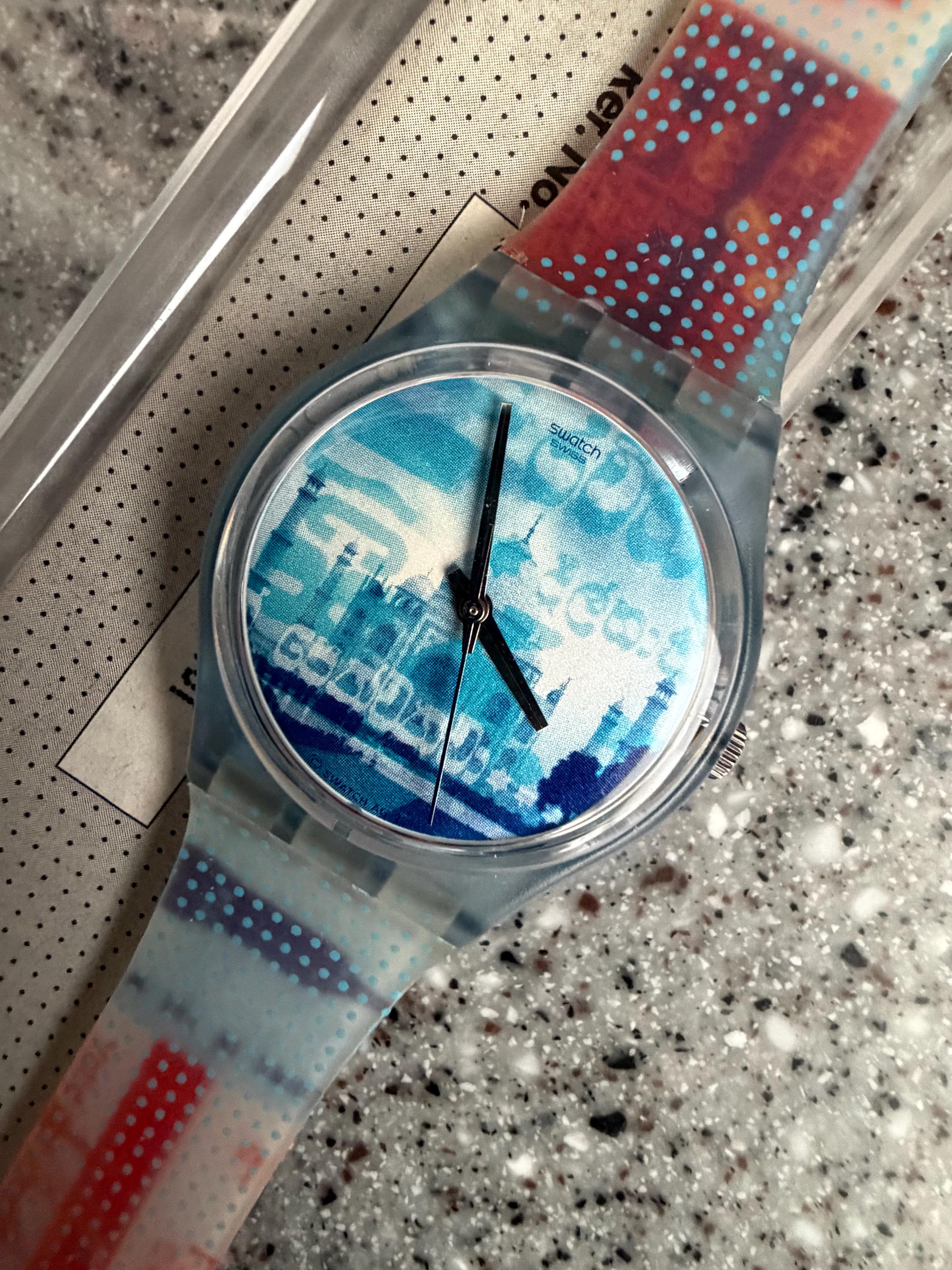 Palmero Watch Light Blue Leather Floral Stainless Steel Gift For Her Freelook Naturelle Women Light Blue Diamond Set Watch  main image 2