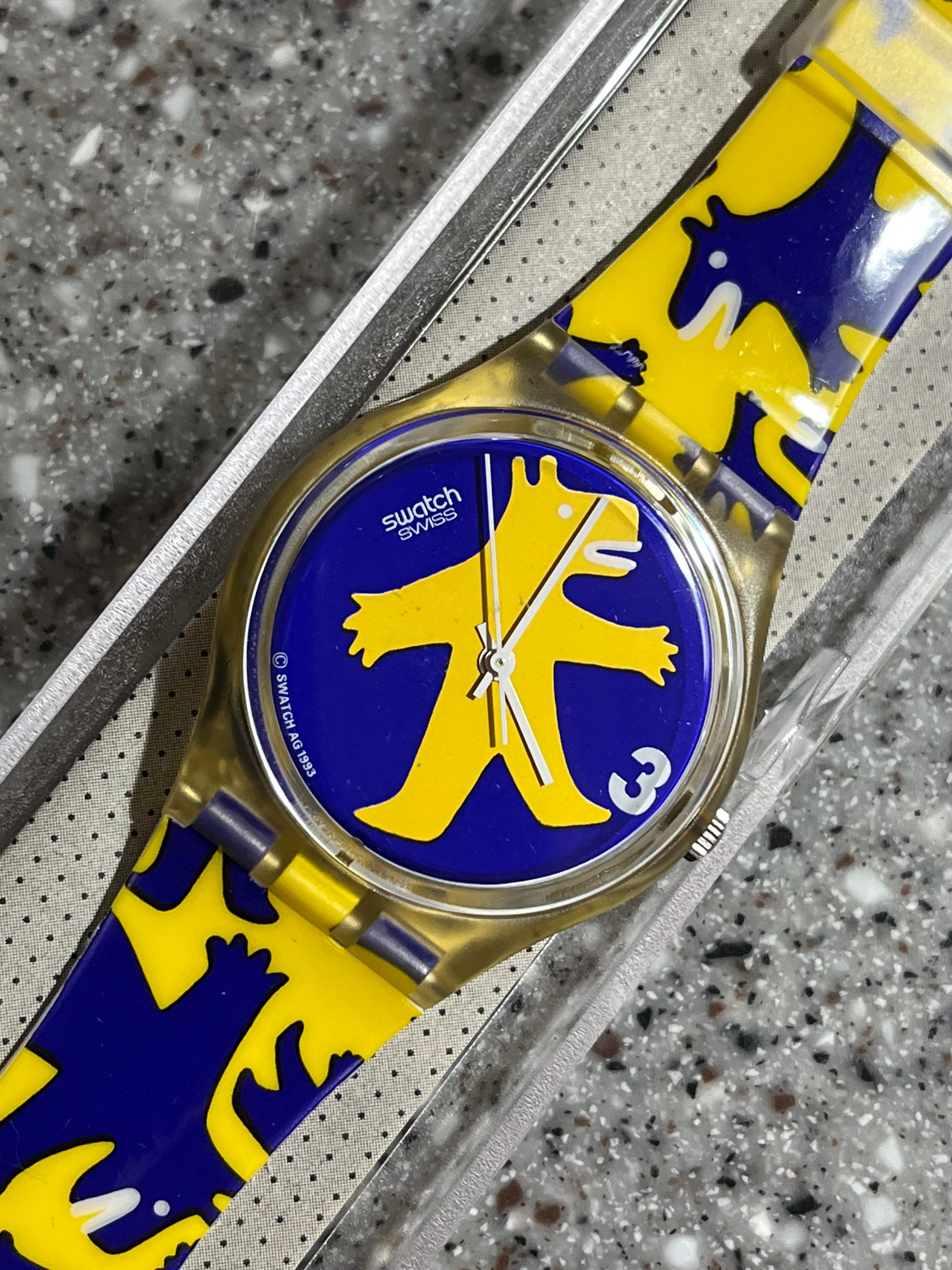 Swatch Watch Vintage Bestione GJ112 NEW Never Worn in  display picture 1