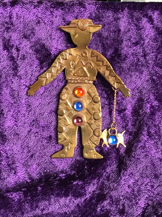 Designer Pin Brooch by Deborah Roberts signed han… - image 2