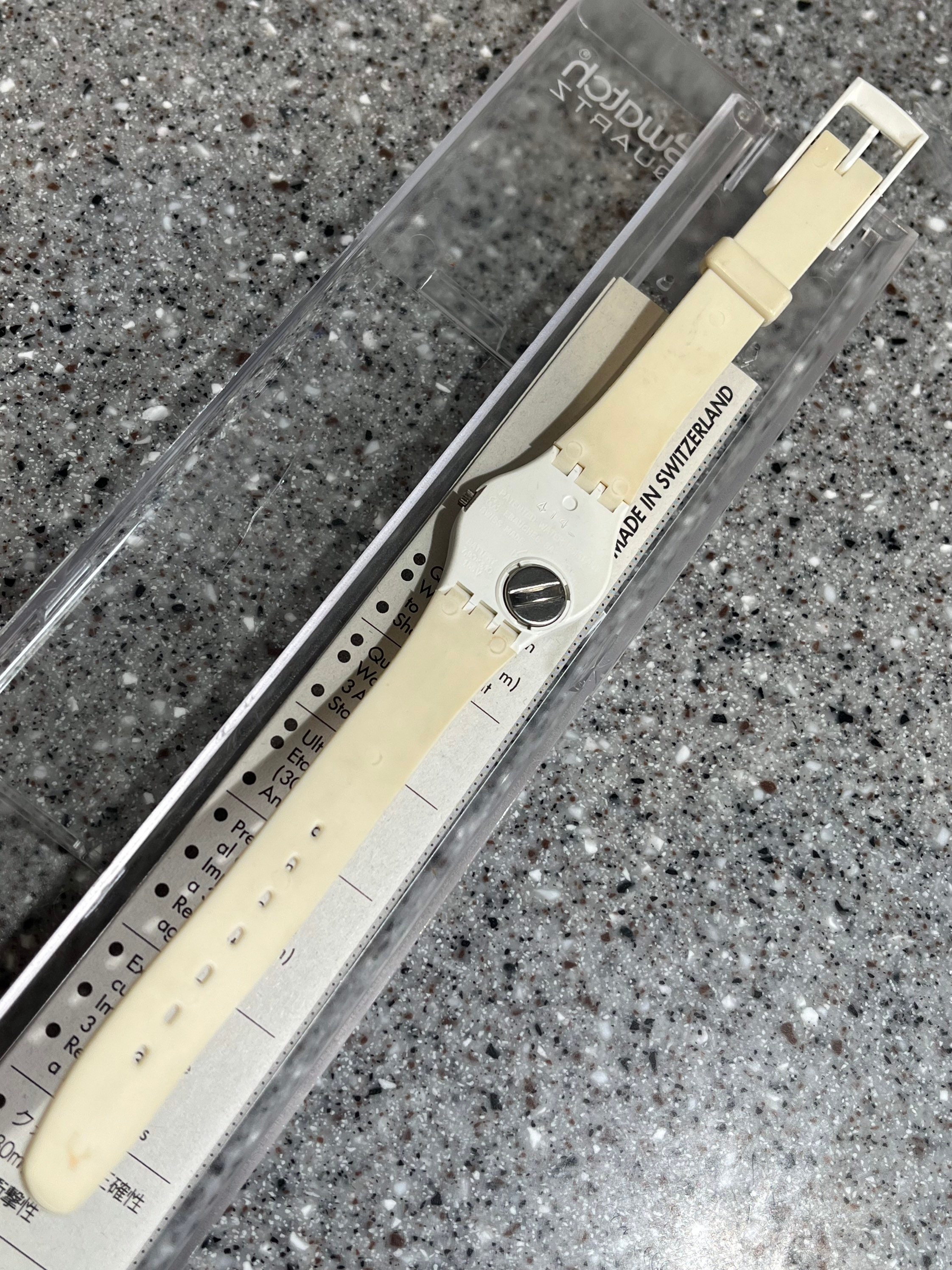 Swatch Watch LR102 Compass Originals 1984 Vintage Retro Red