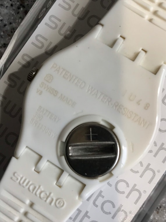 Swatch cheap battery size