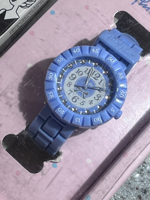 European Swatch Flik Flak watch called Pretty Lav… - image 9