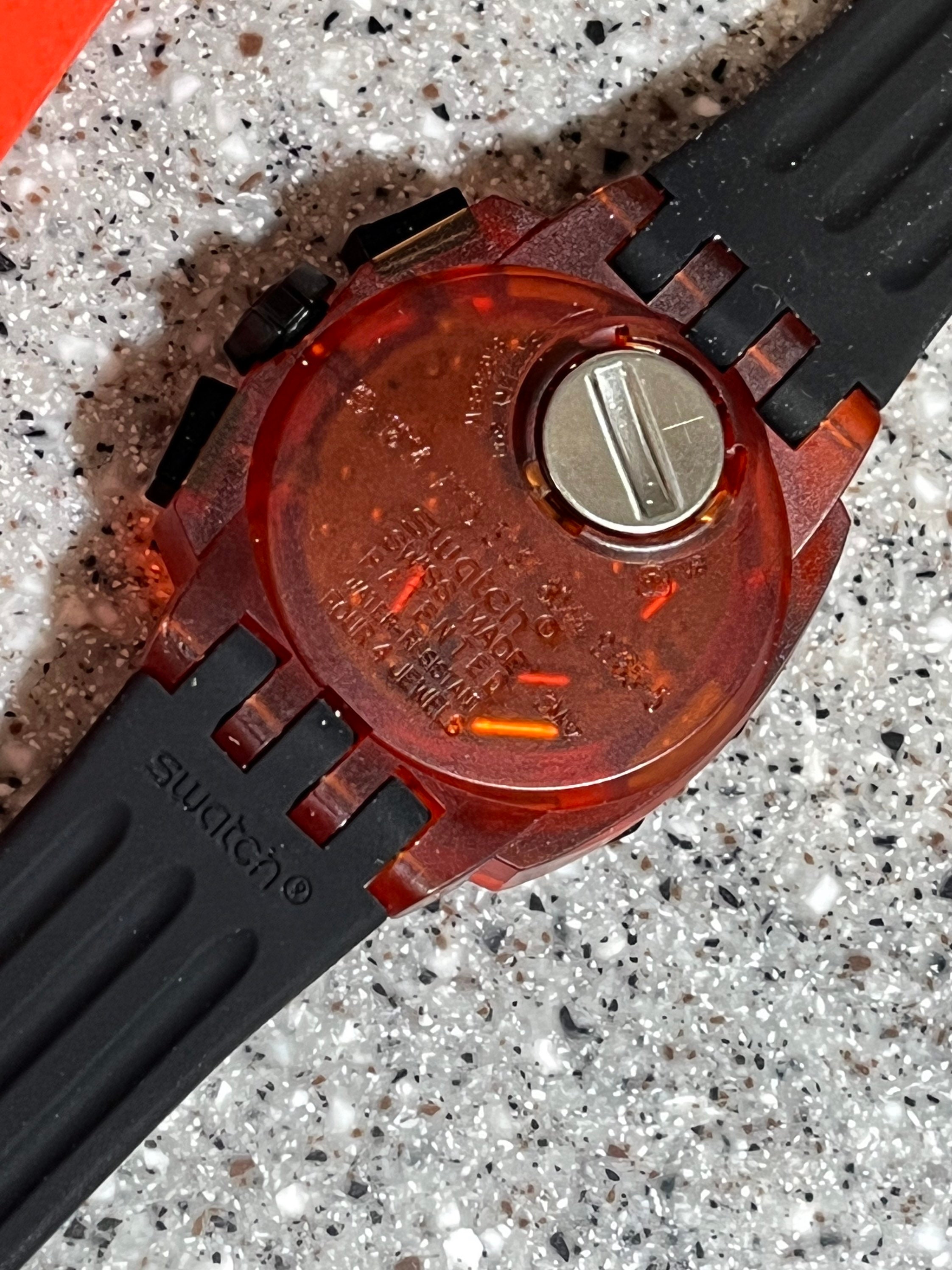 Swatch Red Knit Limited Edition For Christmas 2013 For Sale
