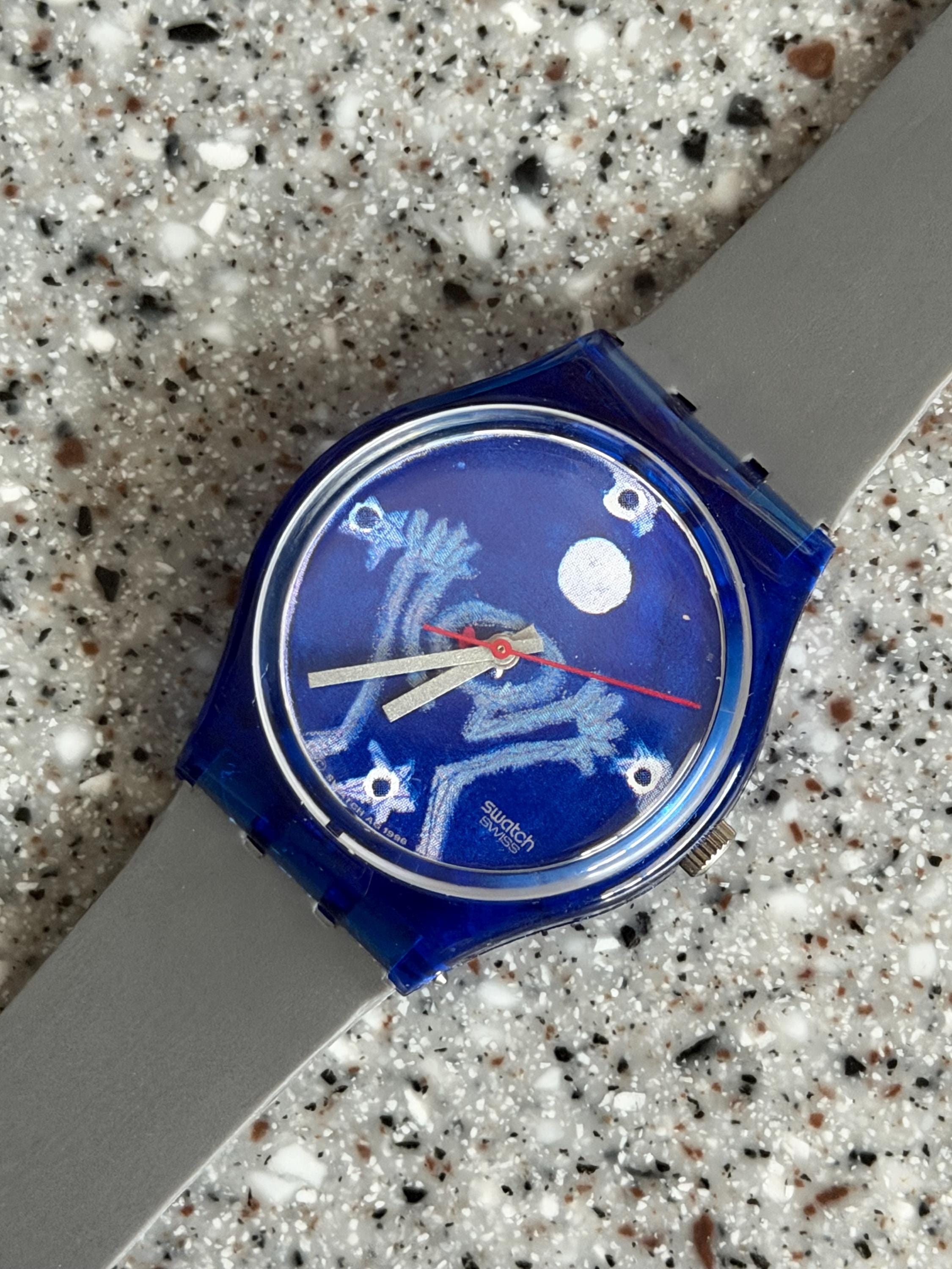 Swatch Watch MOONCHILD Collectors Swatch With Battery GN173 by 