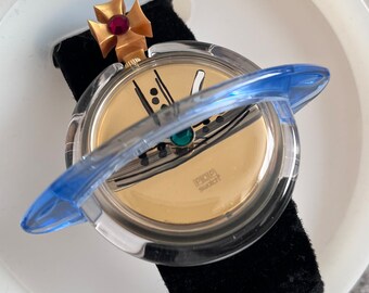 Vintage ORB Rare POP Swatch Watch Vivienne Westwood Designer