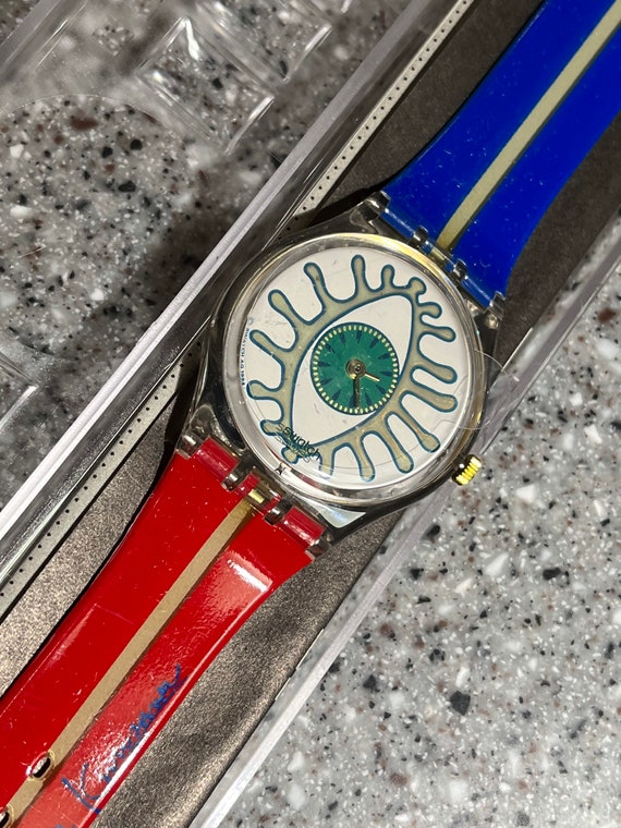 Vintage Swatch Watch 1995 Limited Edition The Eye… - image 8