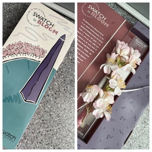 Vintage Swatch in Bloom Special Packaging Never Worn never out of box with cherry blossoms numbered GR130PACK 1997 only 500 produced