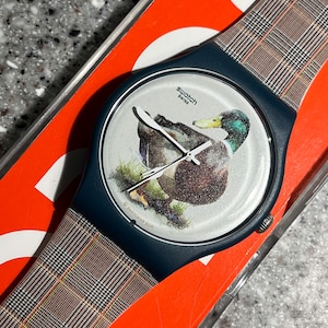 Swatch duck watch clearance