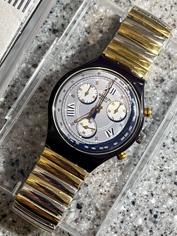 Vintage Swatch Watch called Alabama SCN105 37mm C… - image 9