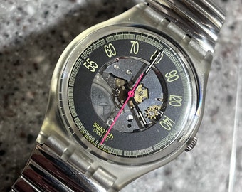 Vintage 1987 Swatch Lady BLUE HORIZON LF100 - Unworn Mint Vintage 1987 Swatch Lady BLUE HORIZON LF100 - Unworn Mint