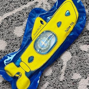 swatch スウォッチscuba 200 yellow sub ビートルズ Vintage Beatles Yellow Submarine Swatch Scuba 200 Watch SDL101